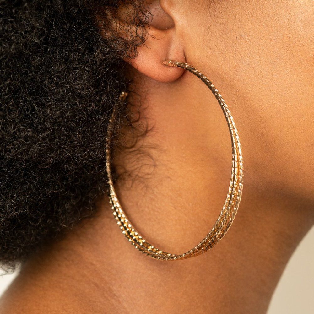 Gold Hoop Earrings